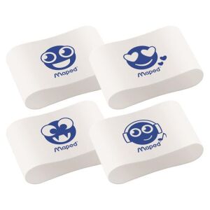 MAPED Essentials Soft Radír Display - 40 db, Mosolygós Figurákkal 139199219 - Radír