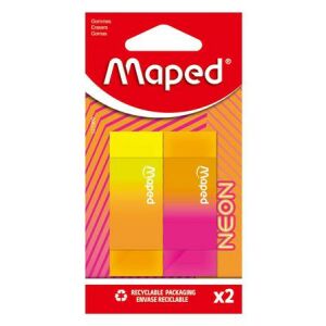 MAPED Neon Radír - Két Tónusú, Papírtokos 139200651 - Radír