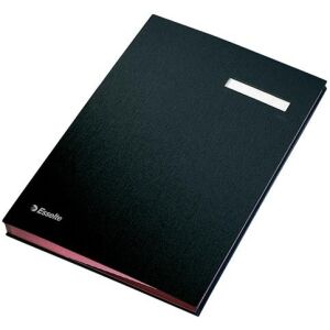 ESSELTE A4 Aláírókönyv - 20 részes, Fekete Karton 139202521 - Aláírókönyv