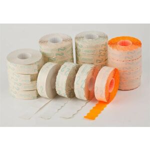 METO Árazógép Szalag - 22x16 mm, Narancssárga, 1200 címke 139206249 - Árazószalag