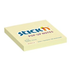 STICK'N Z Öntapadó Jegyzettömb - 76x76mm, 100 lap, Sárga 139206290 - Jegyzettömb