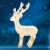 Illuminated reindeer decoration for Christmas, warm white LED lights, outdoor Christmas decor