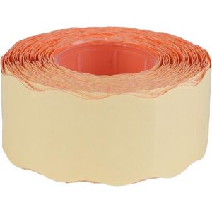 Árazó Etikett Szalag - 25x16 mm, Narancs, 900 címke 139207433 - Árazószalag