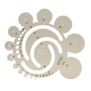 KOH-I-NOOR Műszaki Rajz Sablon - Kör és Rádiusz Sablon 140450088 - Geometriai sablon