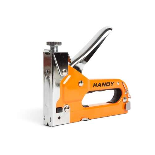 Handy tűzőgép, narancssárga és ezüst színben