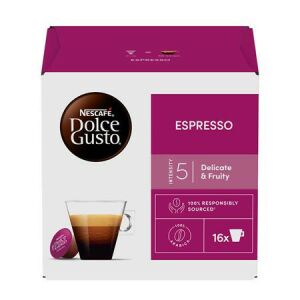 NESCAFÉ Dolce Gusto Espresso Kávékapszula - 16 db, Klasszikus Íz 139204800 - Kávépárna & Kávékapszula