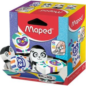 MAPED Ergo Fun Multicolor Radír Display - Ergonomikus, Vegyes Minták 139205120 - Radír