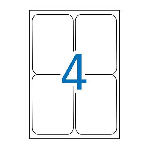 APLI Univerzális Etikett - 99,1x139 mm, 400 db, Kerekített 139205334