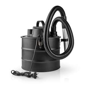 Nedis hamu porszívó, fekete, 18 liter, oldalnézet - Hamuporszívó