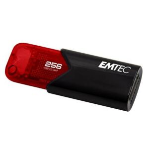 EMTEC B110 Click Easy Pendrive - 256GB, USB 3.2, Fekete-Piros 139205715 - Pendrive