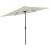 GardenLine bézs négyszögletes napernyő, 3 méter átmérő