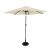 GardenLine 3m Bézs napernyő talppal