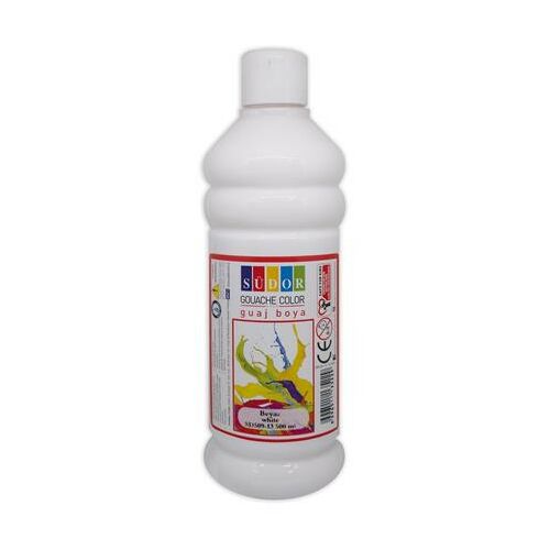 Südor Fehér Tempera Festék - 500ml - Vízbázisú, Keverhető Színek 139206062