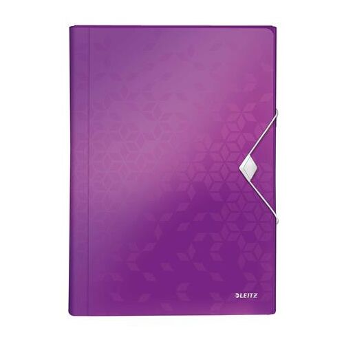 Leitz Wow Harmonikamappa - A4, 6 rekeszes, Lila 139206213
