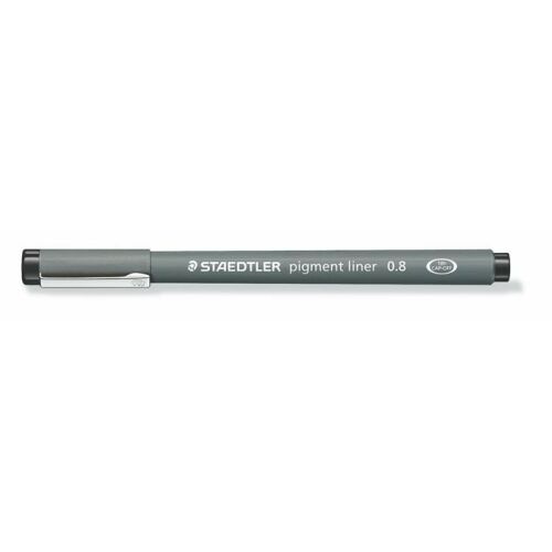 STAEDTLER Pigment Liner 308 - 0.8 mm Fekete Tűfilc 139206578
