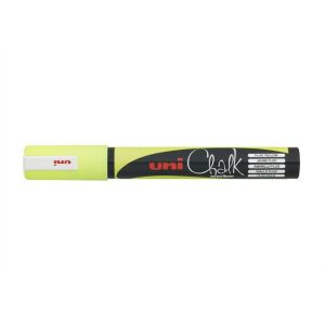 UNI PWE-5M Kréta Marker - Fluoreszkáló Sárga, Könnyen Törölhető 139207390 - Marker