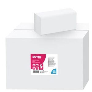 SOVIO V-hajtogatott Kéztörlő - 2 rétegű, 150 lap 139204154 - Papírtörlő