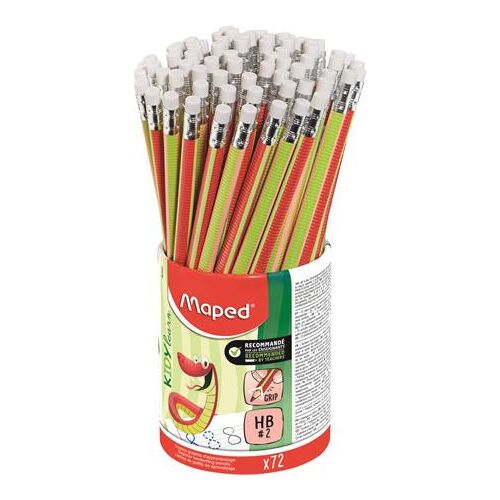 MAPED Kidy Learn HB grafitceruza készlet - 72 db, radírral 139204418