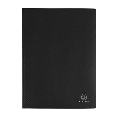 EXACOMPTA Opak Bemutatómappa - A4, 30 zsebes, Fekete