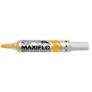 PENTEL Maxiflo MWL5M Sárga Táblamarker - 2,5 mm, Kúpos 139209565 - Tábla- & Flipchart marker