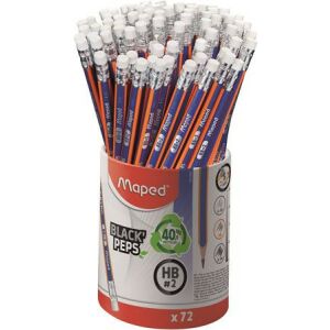 MAPED Black'Peps Navy HB Háromszögletű Grafitceruza Radírral 139209818 - Grafitceruza