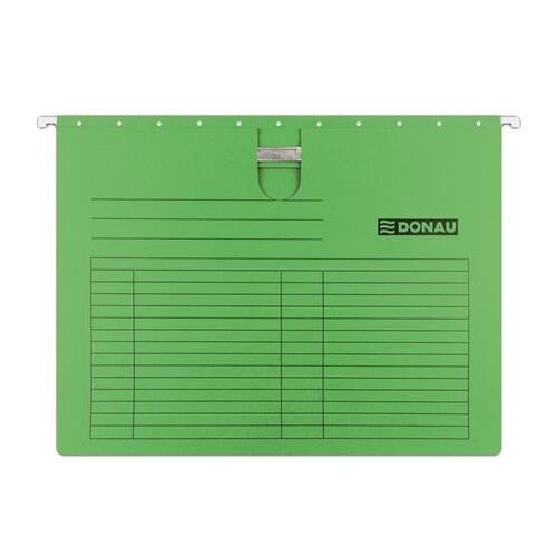 DONAU Függőmappa Gyorsfűzős A4 Karton Zöld 139210197