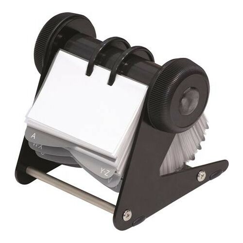 DONAU Forgatható Névjegytartó - 400 db, Fekete