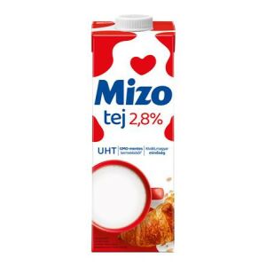 MIZO Tartós Tej 2,8% - 1 liter, Visszazárható 139210351 - Tej & Tejital