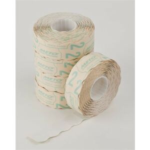 METO Árazógépszalag - 22x16 mm, Fehér, 1200 címke 139210587 - Árazószalag