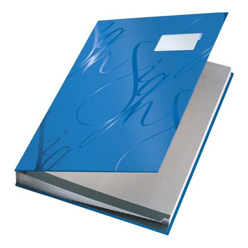 LEITZ Design Aláírókönyv - A4, 18 részes, Kék