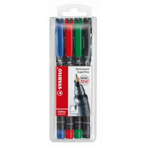 STABILO OHPen S Alkoholos Marker Készlet - 0.4mm, 4 szín 139210697 - Marker