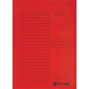 Victoria Office - Piros Pólyás Dosszié - A4 Karton Iratrendező 139210704 - Pólyás dosszié