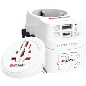 SKROSS Pro Light Világutazó Adapter - 45W USB-C PD 139210990 - Hálózati adapter