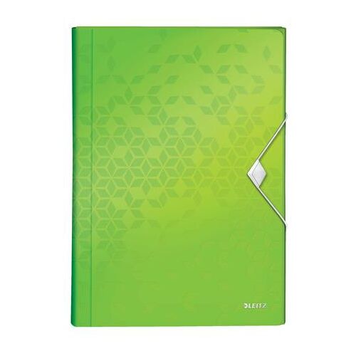 Leitz Wow Harmonikamappa - A4, 6 rekeszes, zöld 139211082