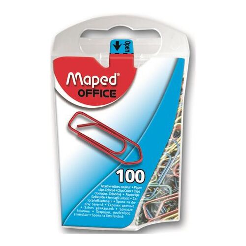 MAPED Színes Gemkapocs - 25 mm, Műanyag Dobozban 139211264