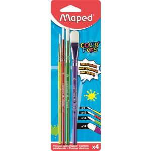 MAPED Color'Peps Ecsetkészlet - 4 db-os (4, 10, 14, 14) 139211533 - Iskolai ecset
