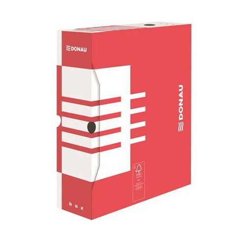 DONAU A4 Archiválódoboz - 100mm, Piros Karton 139211901