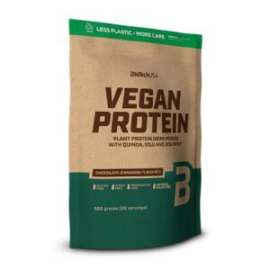 BioTechUSA Vegan Protein - Csokoládé-Fahéj Ízű Növényi Fehérje Italpor - 500g 139212158 - Fehérje