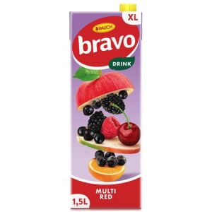 RAUCH Bravo Piros Multivitamin Gyümölcsital - 1.5L 139212171 - Gyümölcs- & Zöldséglé