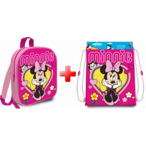 Disney Minnie táska és tornazsák szett 42821279 Ovis hátizsák, táska