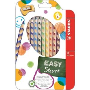 STABILO EasyColours Balkezes Színes Ceruza Készlet - 12 db 139203765 - Írószer