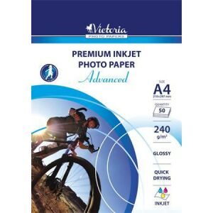 VICTORIA PAPER Advanced Fotópapír - A4, 240g, Fényes 139203841 - Irodai papíráru
