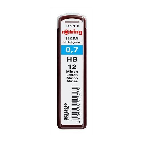 ROTRING Tikky HB Grafitbél - 0.7mm - 12db