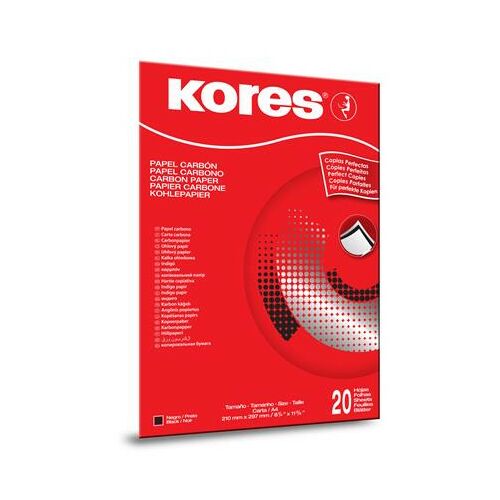 KORES Fekete Indigópapír - A4, 20 lap, Gépi 139212311