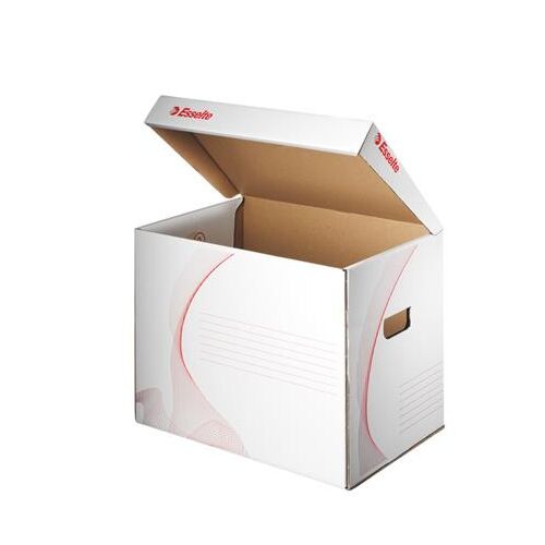 ESSELTE Standard Archiválókonténer - Karton, Fehér, Felfelé Nyíló 139212779