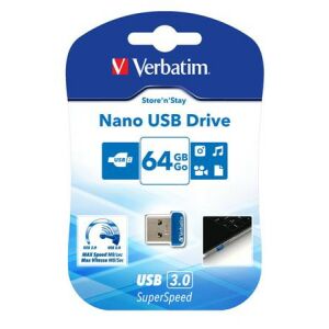 Verbatim Nano USB 3.2 Pendrive - 64GB, Miniatűr kivitel 139212863 - Pendrive