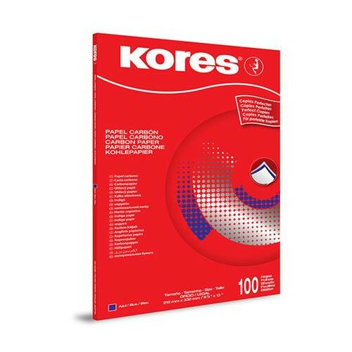 KORES Kék Indigópapír - A4, 100 lapos, Kézi Használatra