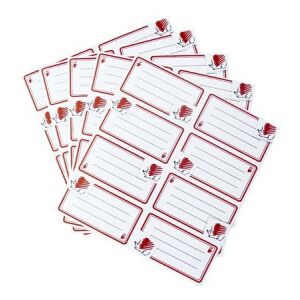 ICO Süni Füzetcímke - 40 db-os Csomag, Iskolai Címke 139199706 - Füzetcímke