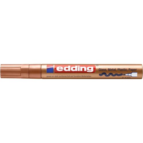 EDDING 750 Lakkmarker - 2-4 mm, Rézszínű 139201055