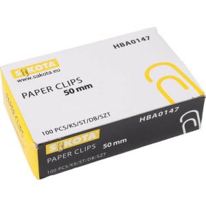 Wellgo Gemkapocs - 50 mm, Nikkelezett - 100 db 139213869 - Gemkapocs